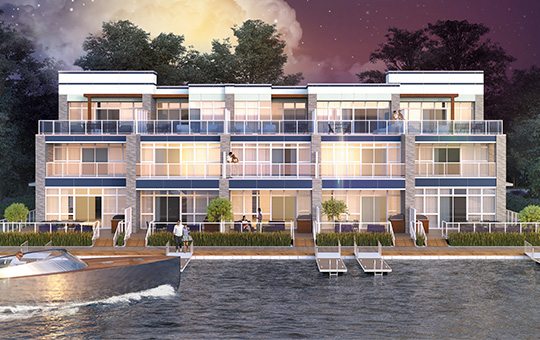Glass Townhomes at Friday Harbour